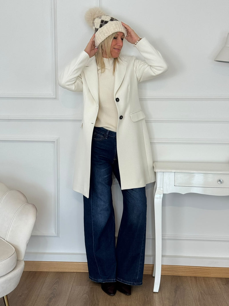 Cappotto midi due bottoni artigli