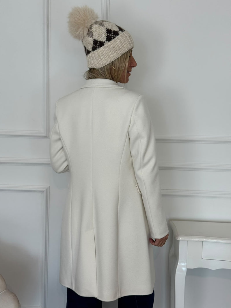 Cappotto midi due bottoni artigli