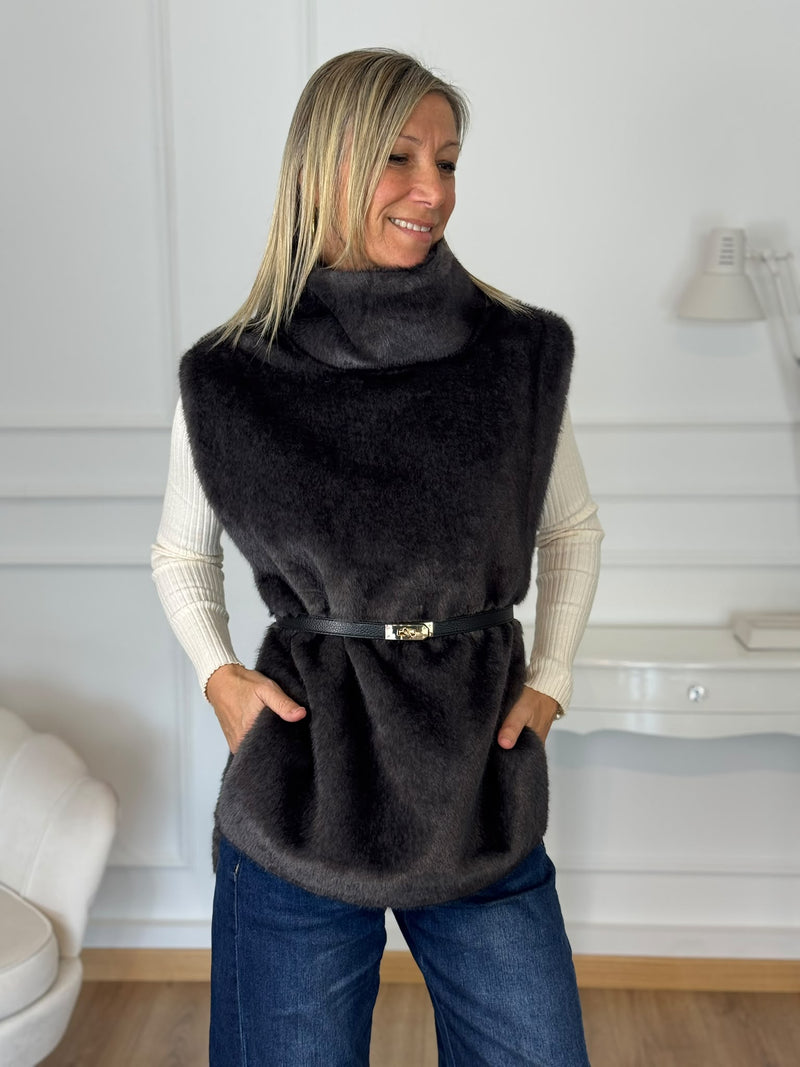 Gilet ecopelliccia kontatto