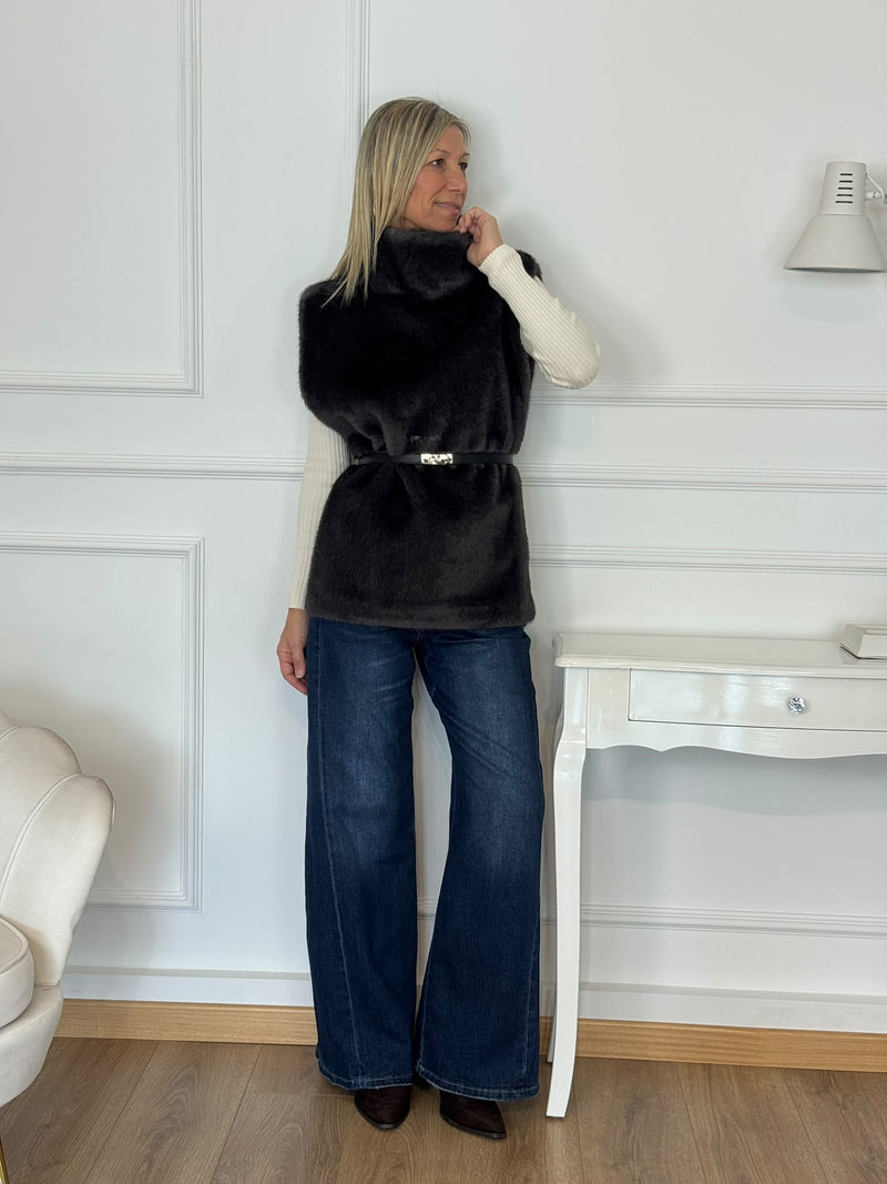 Gilet ecopelliccia kontatto