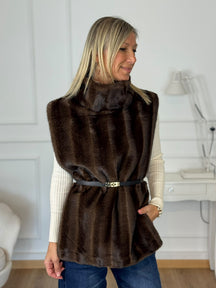 Gilet ecopelliccia kontatto